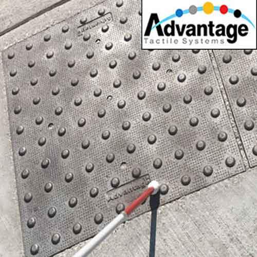 Cast Iron ADA Pads by Access Tile