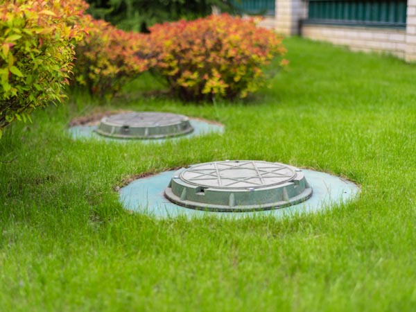 Septic Tank in Backyard