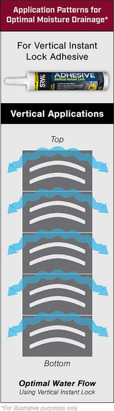 SRW Adhesives half arc vertical lock