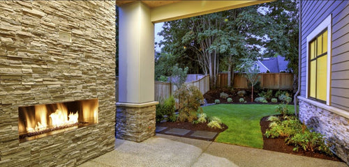 Stone Siding Adhesive Fireplace SRW