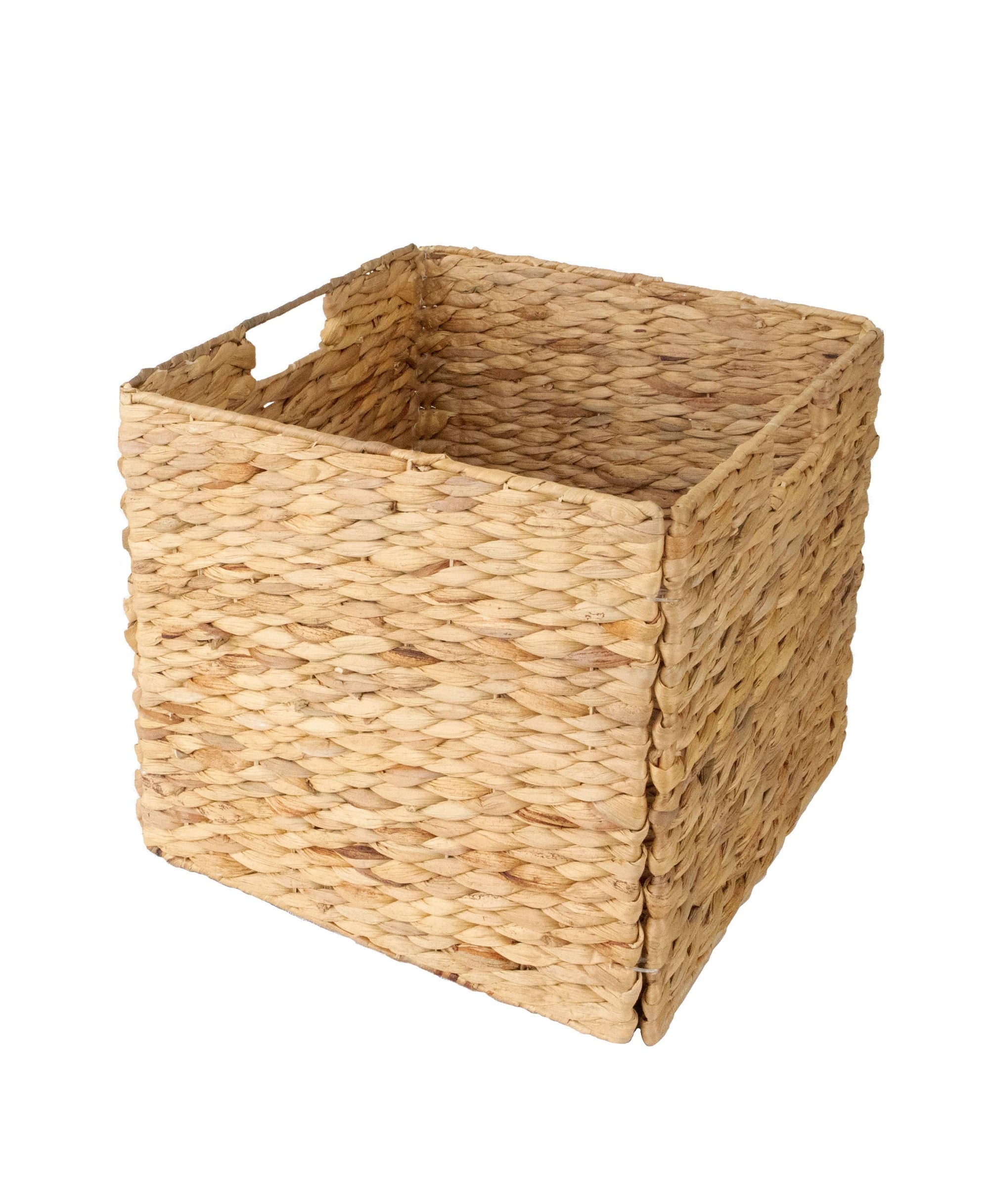 12x12 Wicker Storage Cube Basket 