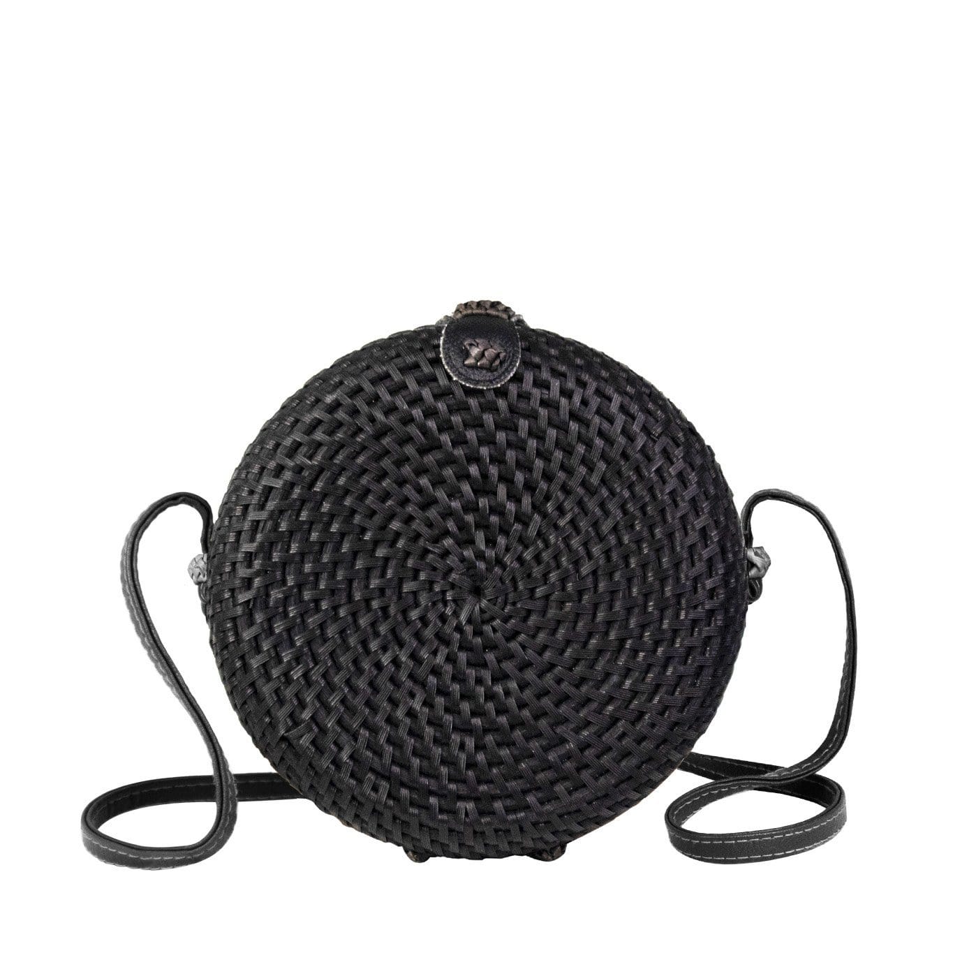 round black bolsa