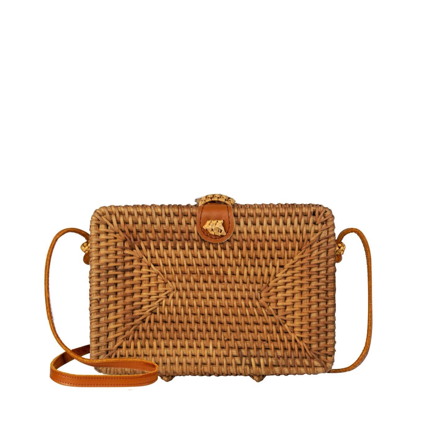 woven rattan bag