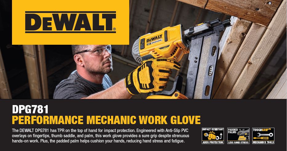 DeWalt Performance Mechanic Work Glove - Medium