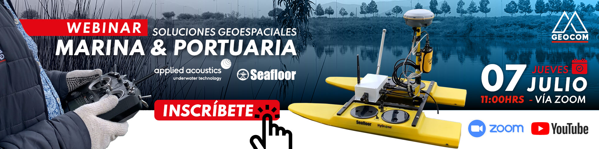 Webinar Soluciones Geoespaciales Marina y Portuaria