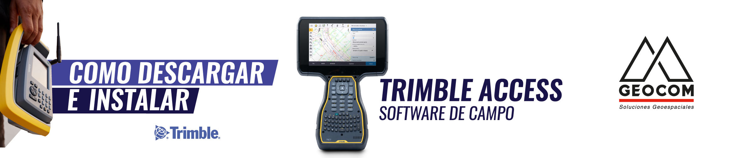 como descargar e instala Trimble Access