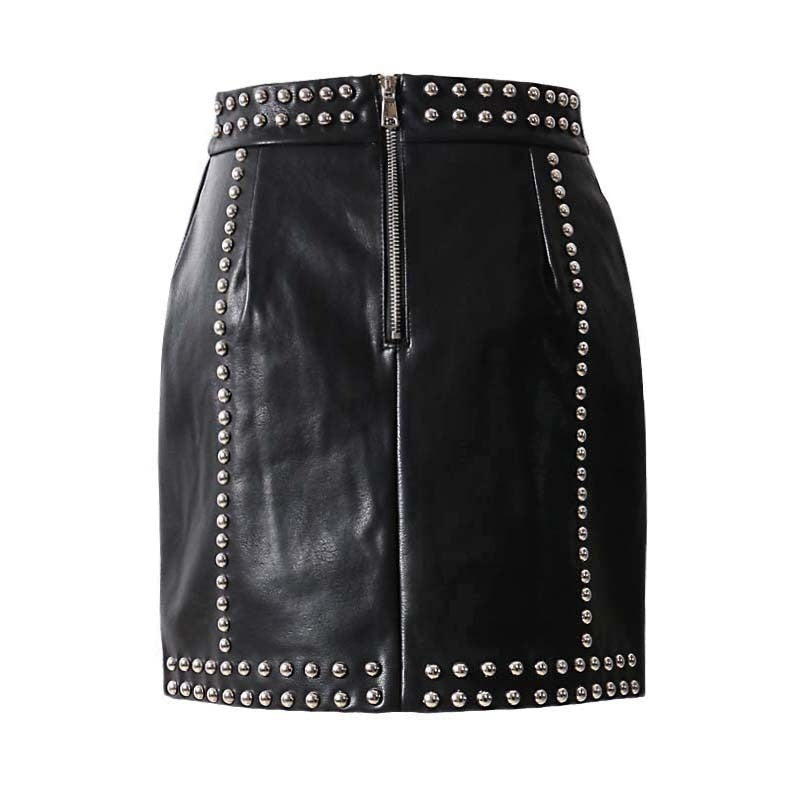FAUX LEATHER SKIRT – MUSE