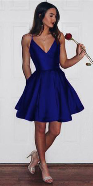 blue dress homecoming