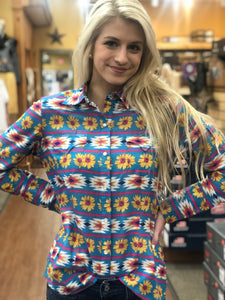 women's button up rodeo shirts