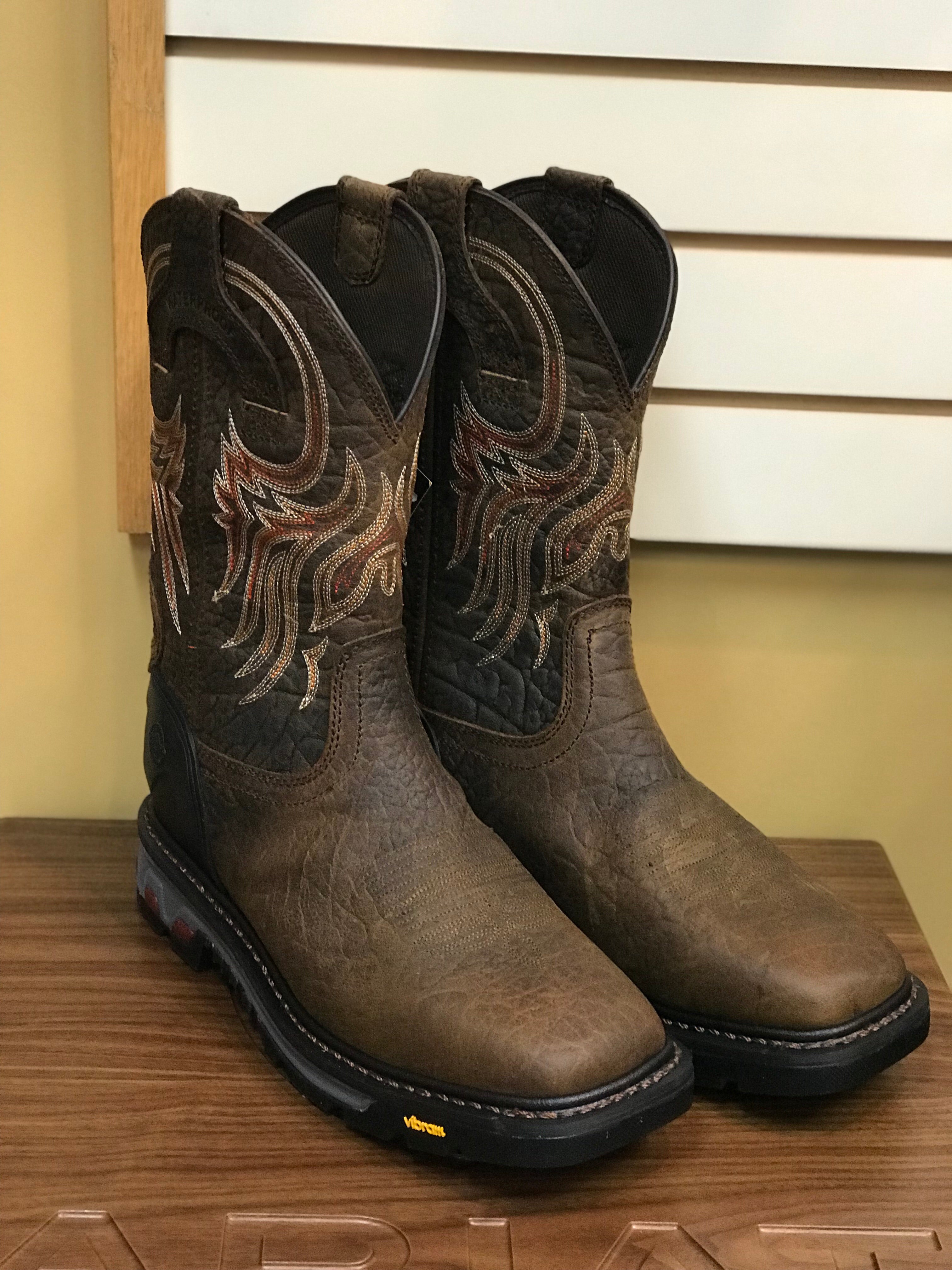 justin boots vibram