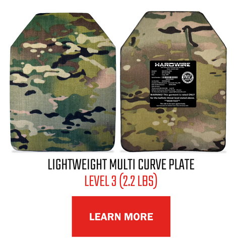 israel body armor hardwire Level 3 lightweight Multi curve hard plate