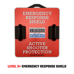 LEVEL III+ ACTIVE SHOOTER PROTECTION SHIELD ERS HARDWIRE LLC EMERGENCY RESPONSE SHIELD