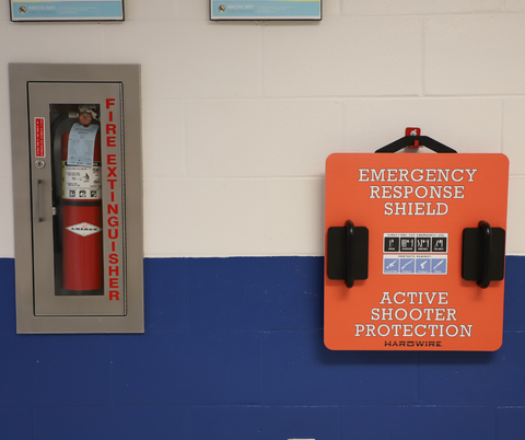 Emergency tool for active shooter events - Emergency Response Shield - School Safety