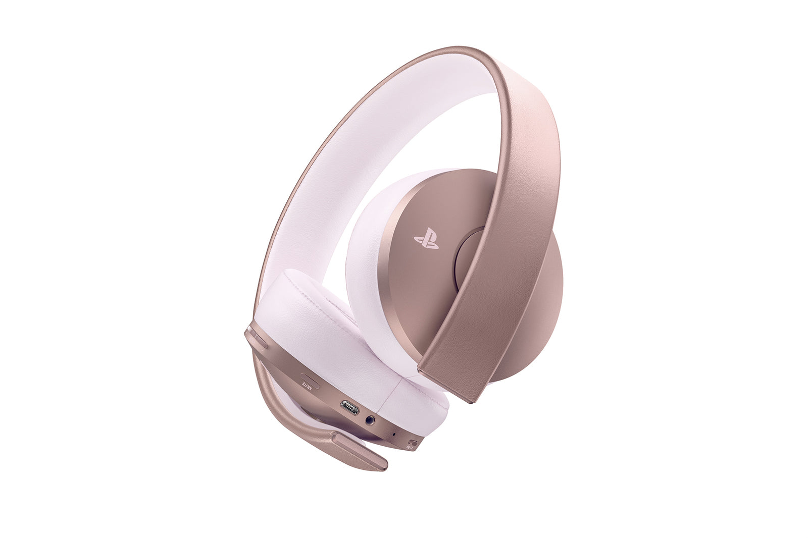 rose gold playstation headset