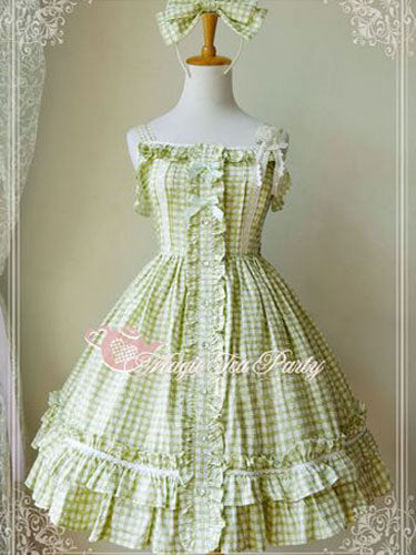 green lolita dress