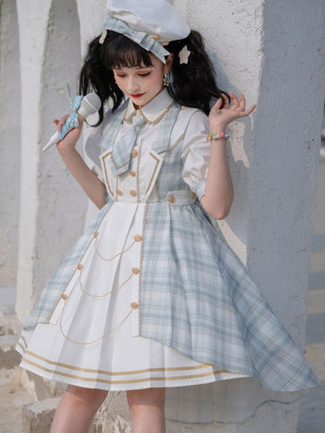 メリット LO803 オリジナル 洋服 lolita ワンピース 軍装系 ペアルック