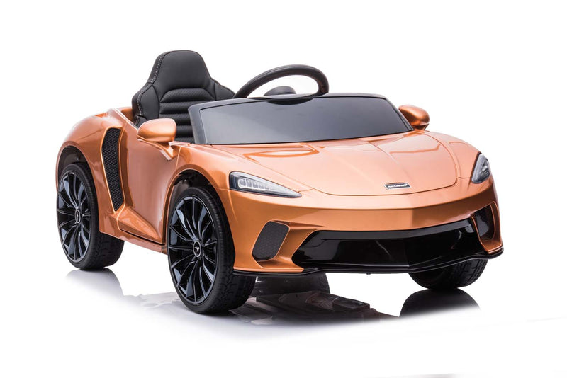 RICCO TOYS McLaren GT 12V 10A Battery Powered Kids Electric Ride On Toy Car EVA Wheels Leather Seats