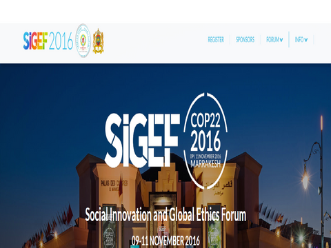 Argan - The Green Medicine? presentations at COP22 / SIGEF 2016 Marrakech