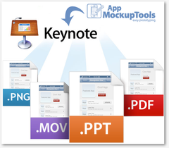 Keynote Prototype export | App Mockup Tools