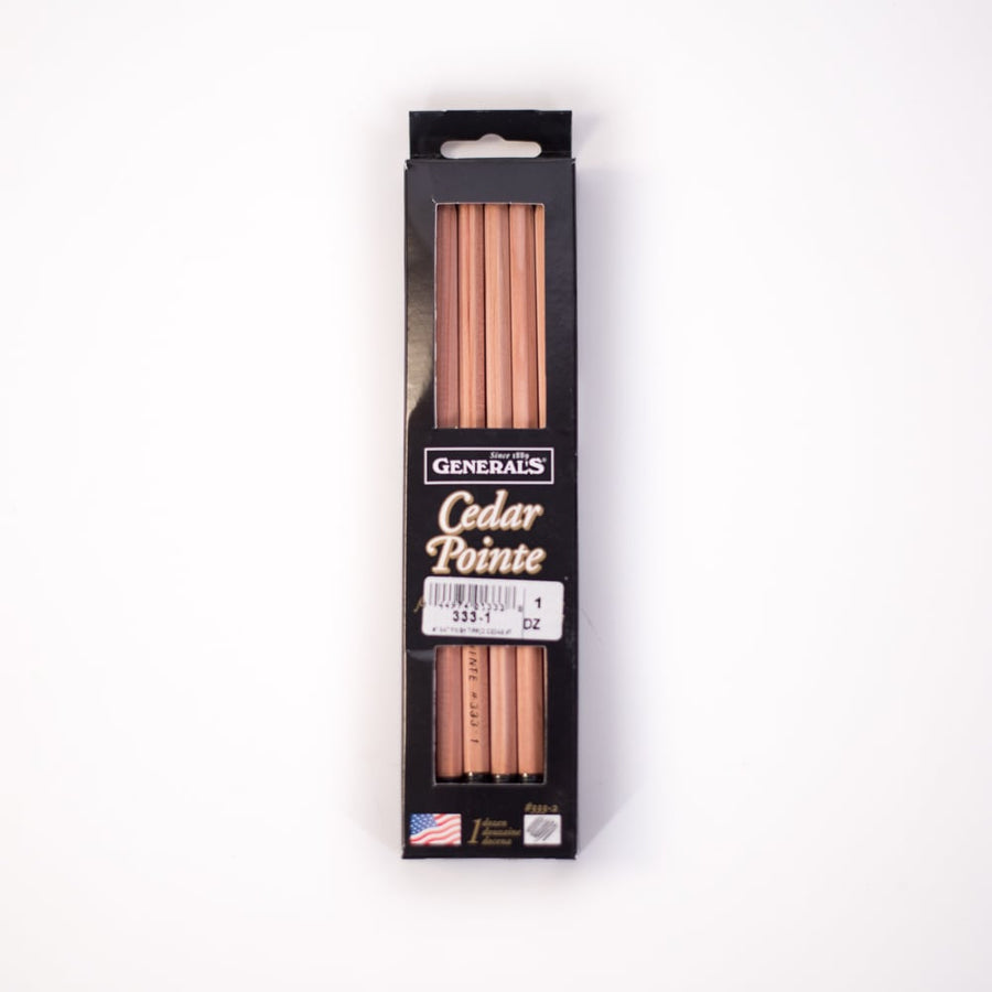 General's Cedar Pointe No. 1 Pencil (12 Pack)