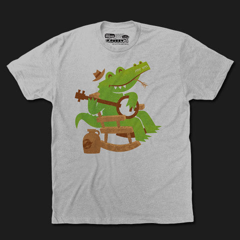 Kids Alligator Mustache T-Shirt | Fuzzy 