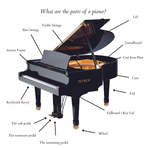 Piano Buyer's Guide Pt. 1 - What are the parts of a piano?