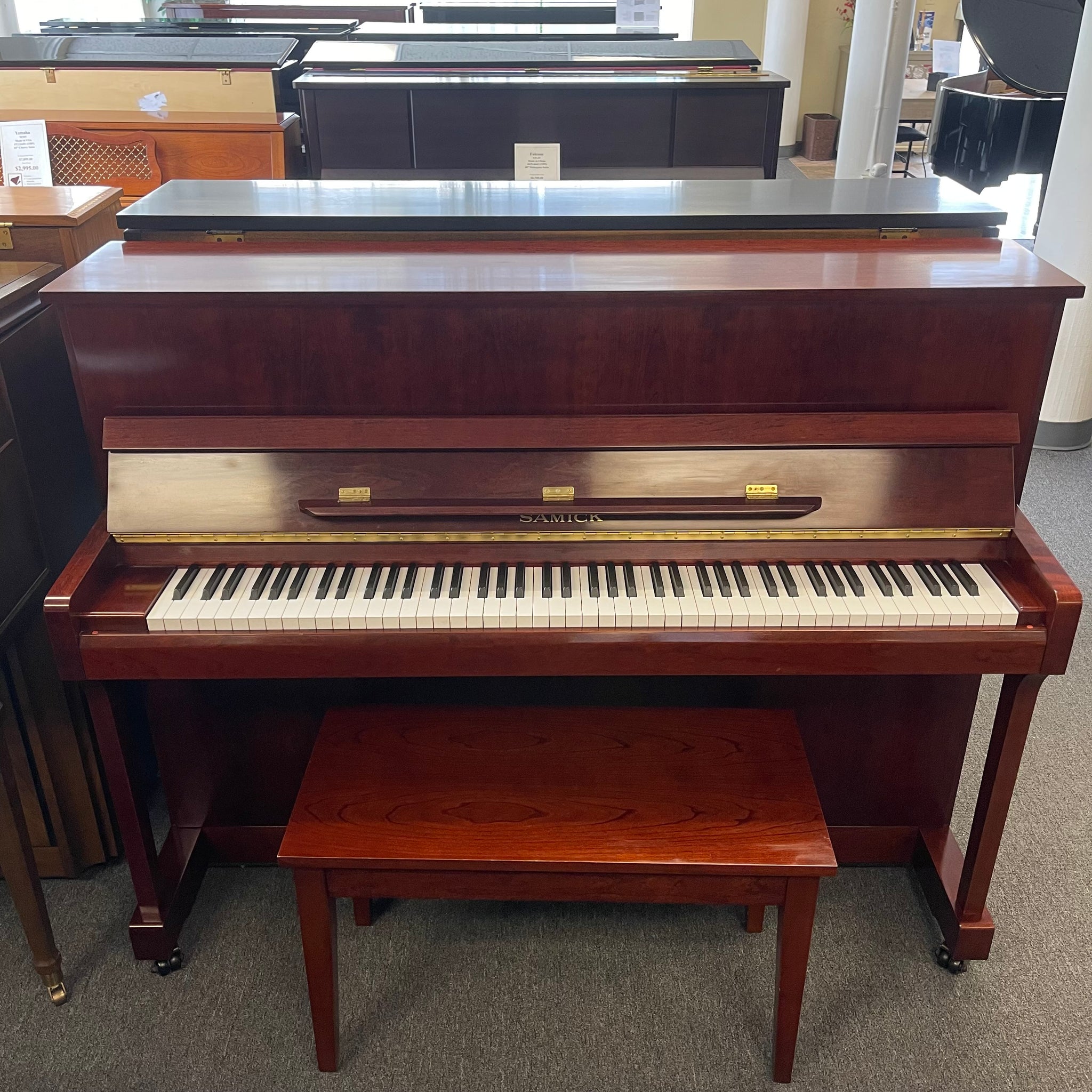 how much is a samick piano worth