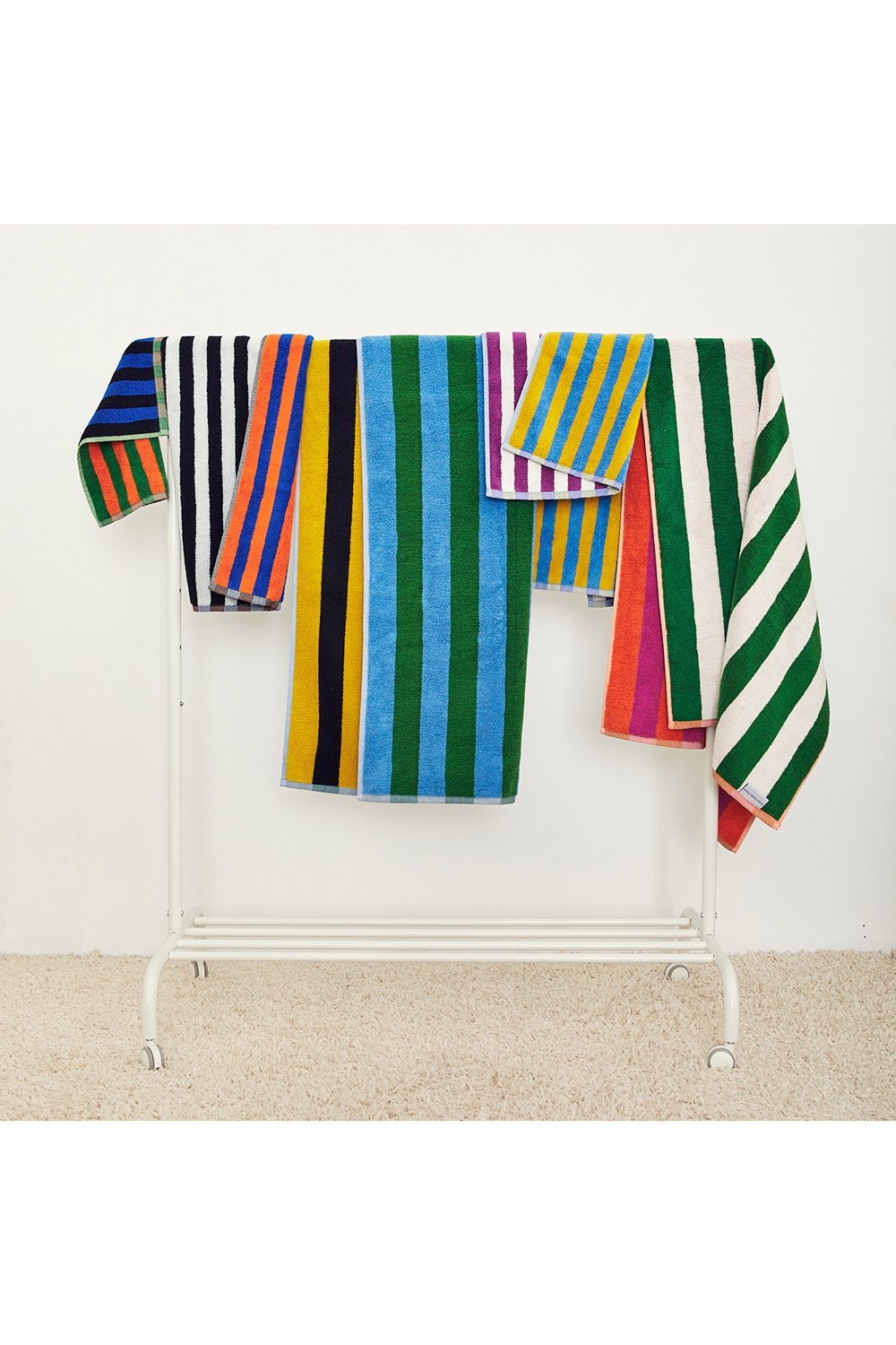 The Tulip Stripe Bath Towel