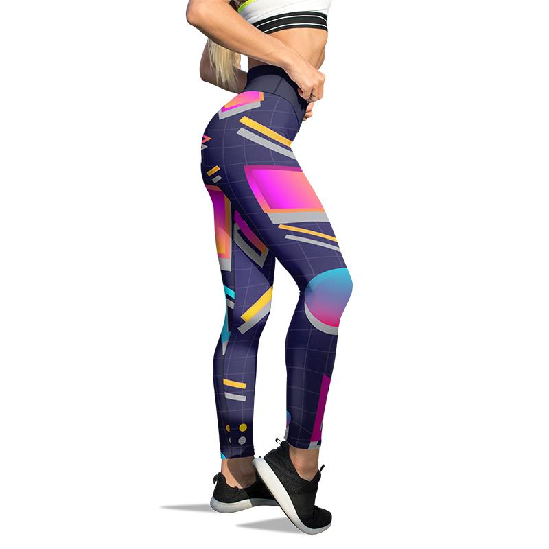 Retro Geometric Leggings | Vastitch