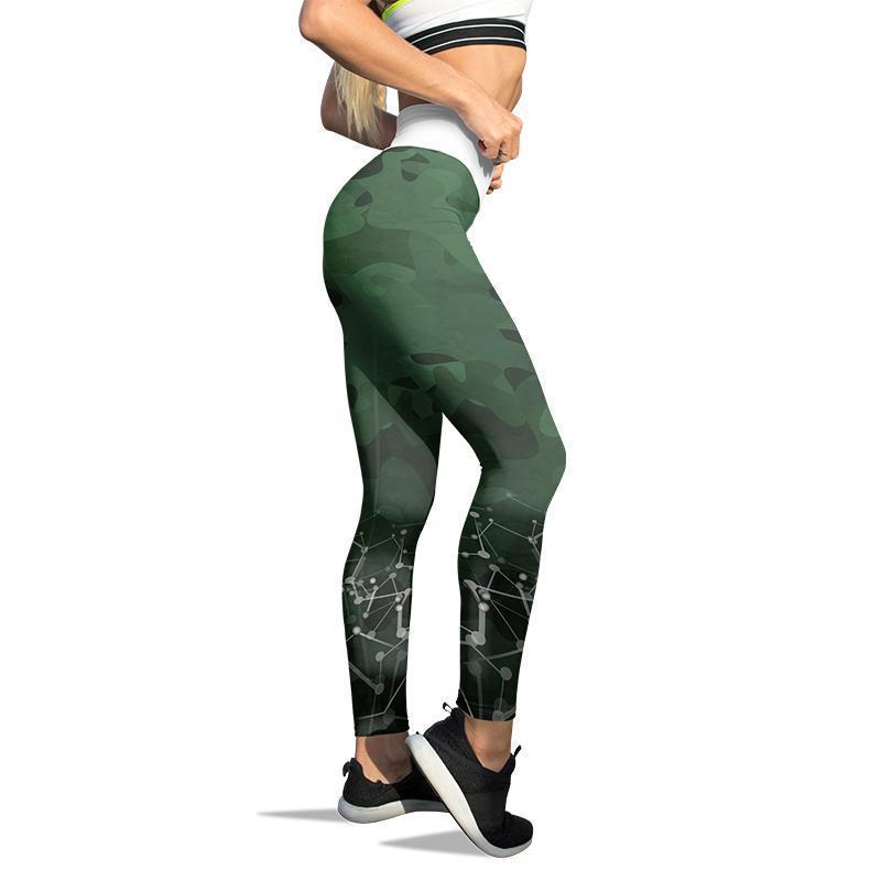 White Army Camouflage Leggings | Vastitch