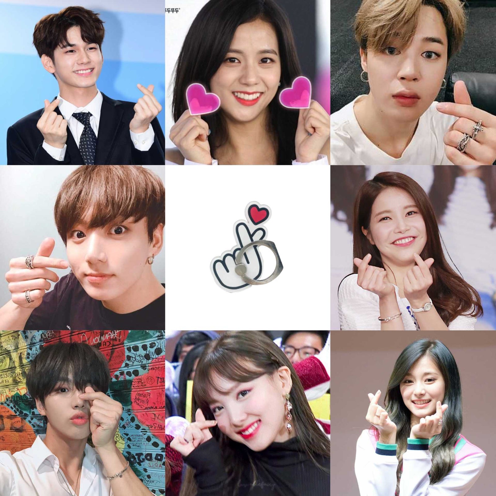 Finger Heart Wallpaper, Korea Lovee uploaded by Yezülü on We Heart It