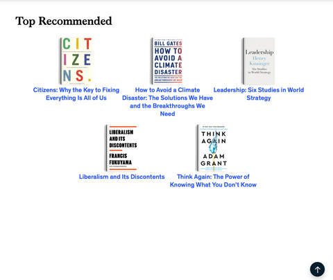 McKinsey's summer 2022 reading list features books by Jon Alexander, Bill Gates, Henry Kissinger, Adam Grant and Francis Fukuyama