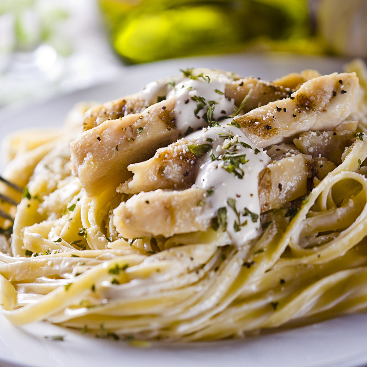 Lemon Garlic Chicken Pasta