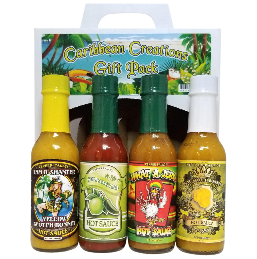 Caribbean Creations Hot Sauce Gift Pack Pepper Palace