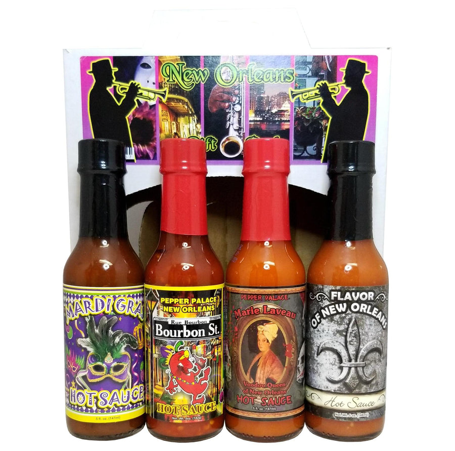 New Orleans Hot Sauce Gift Pack Pepper Palace