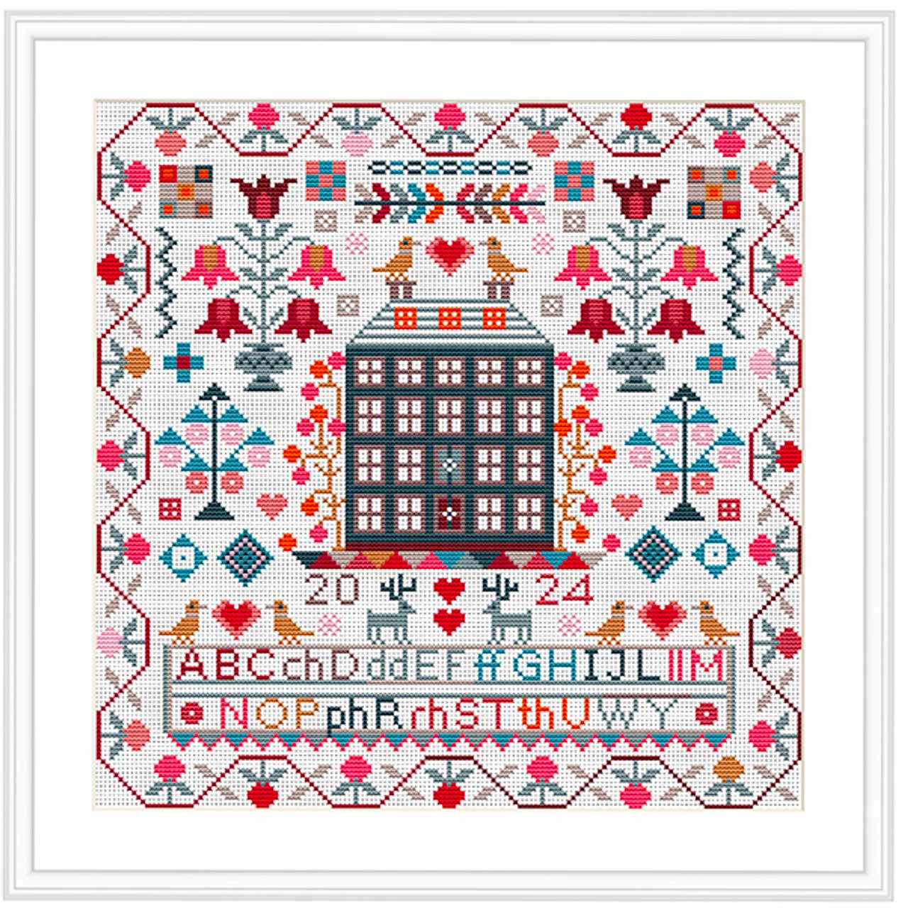 cross stich kit welsh alphabet