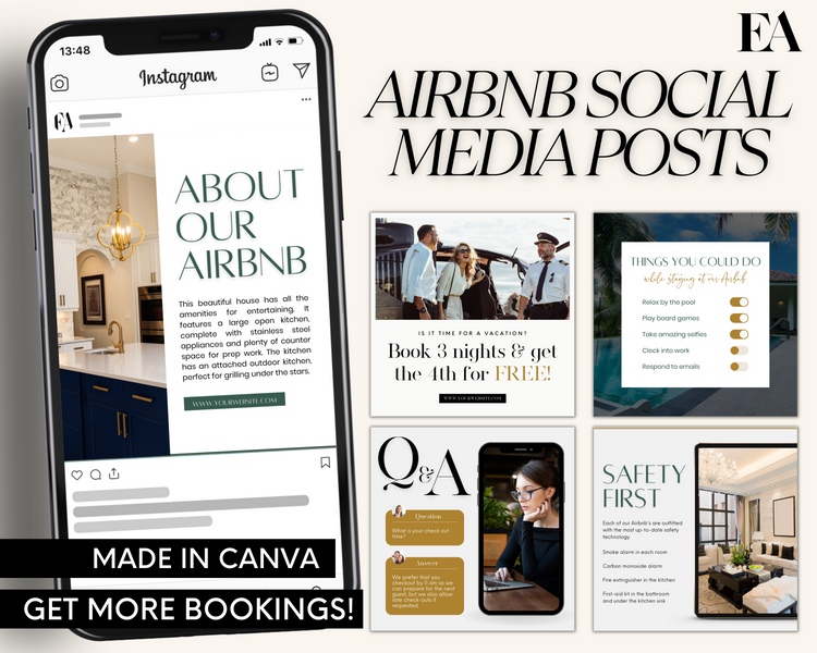 Real Estate Template – Exclusive Airbnb Social Media Posts