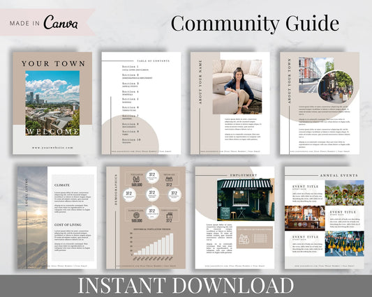 Real Estate Local Guide Template Neighborhood Guide Real 