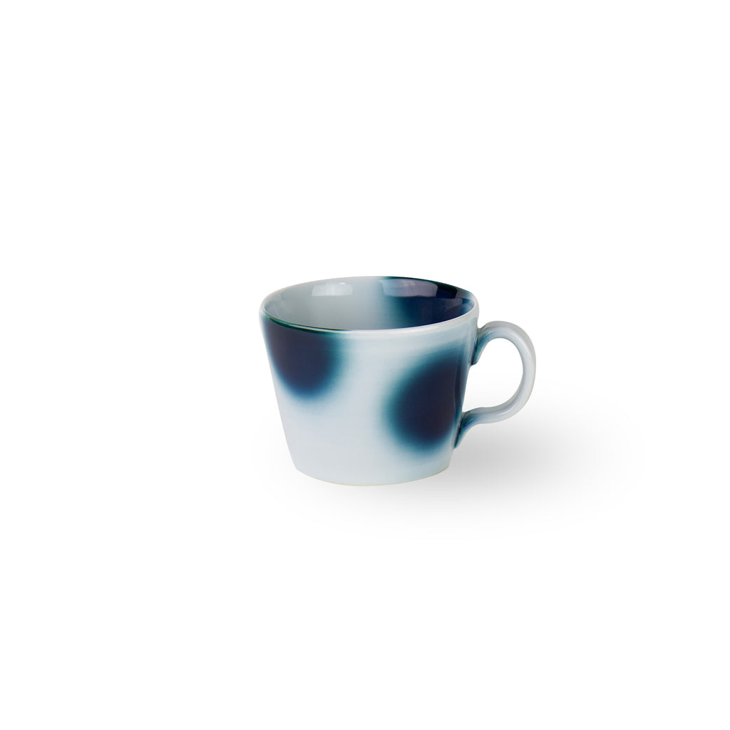 Grand mug du Japon 0,6 l. Fleurettes bleues