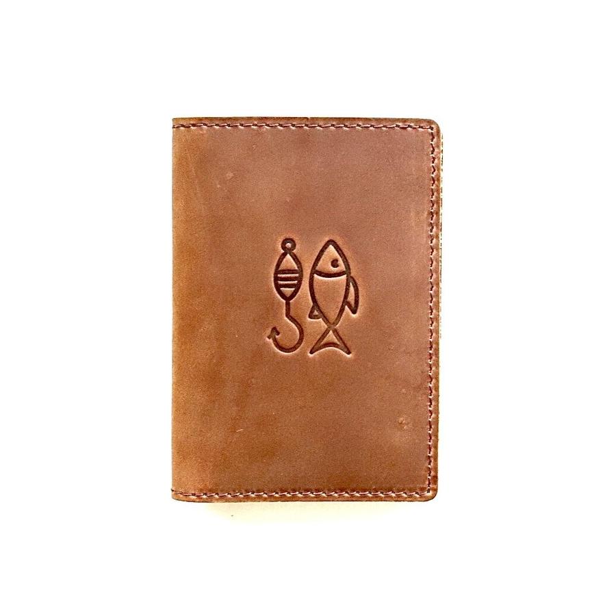 Flint Leather Co. Whiskey Wallet - The Fisherman Brown