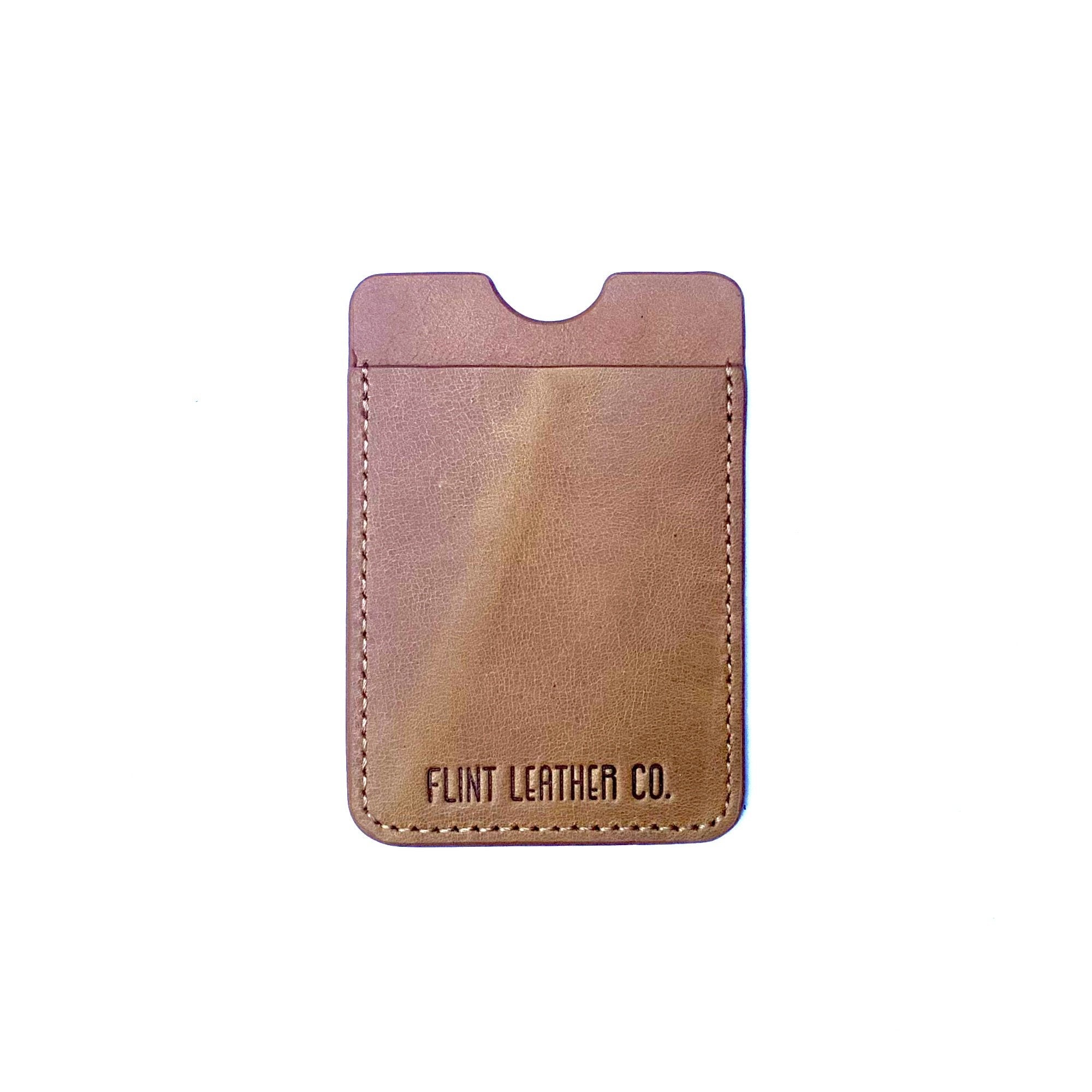 Flint Leather Co. Phone Wallet