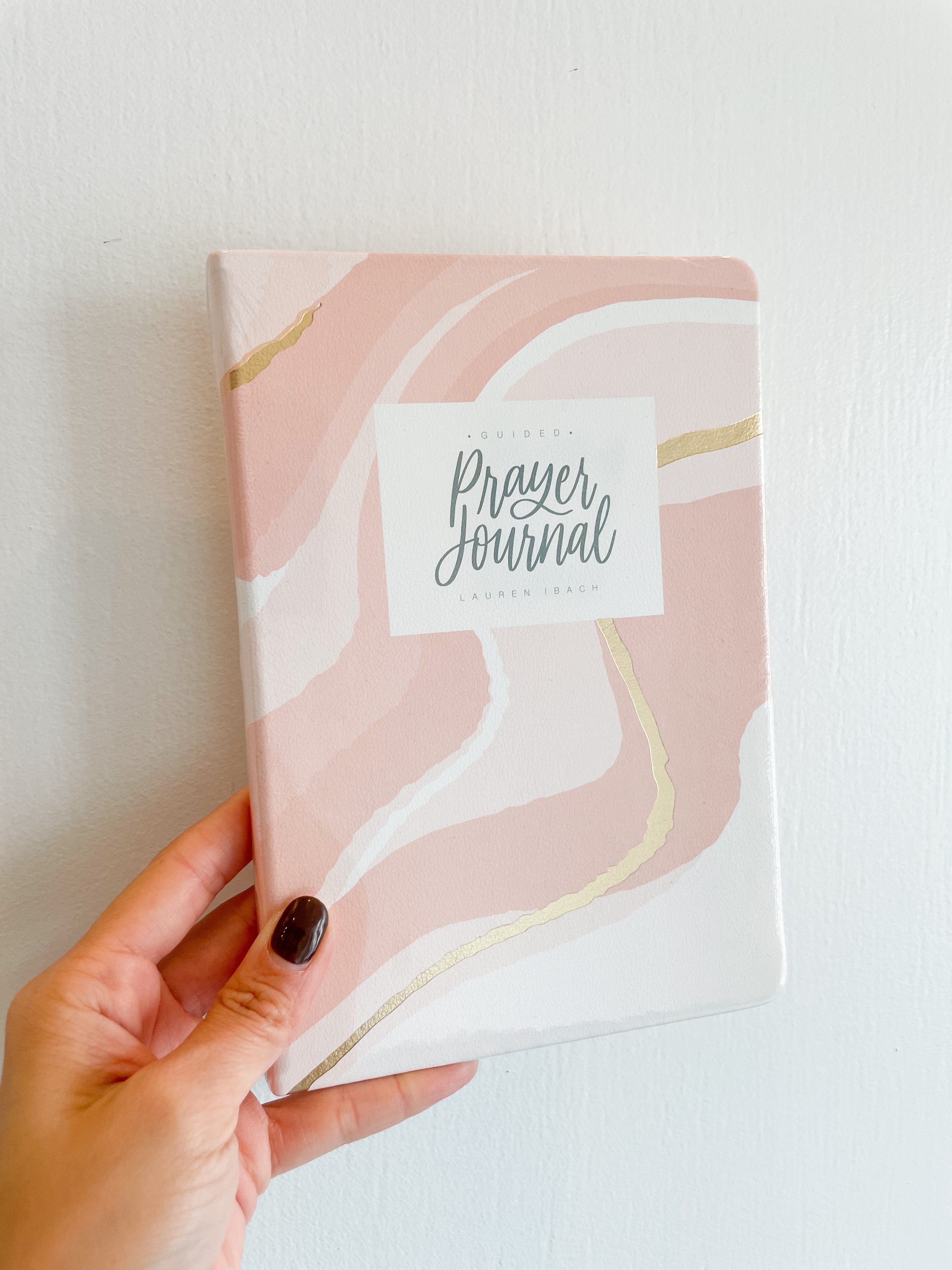 Prayer Journal Peach Swirl