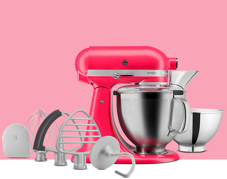 4.7L Artisan Stand Mixer 2023 Colour of the Year - Hibiscus KSM195