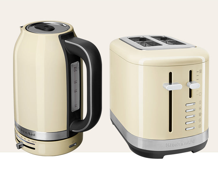 1.7L Variable Temperature Electric Kettle KEK1701 + 2 Slice Toaster KMT2109