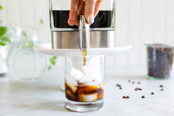 Making another batch of cold brew coffee in my @KitchenAid cold brew m, kitchen aid cold brew