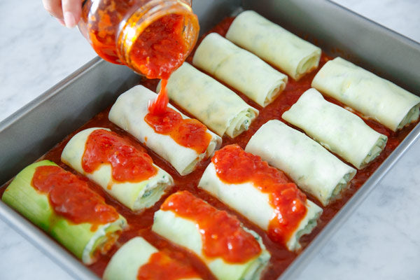 KitchenAid - Happy National Zucchini Day! Love & Olive Oil is celebrating  with her recipe for Zucchini Lasagna Rolls made using the KitchenAid® Vegetable  Sheet Cutter Attachment. Learn how to make them