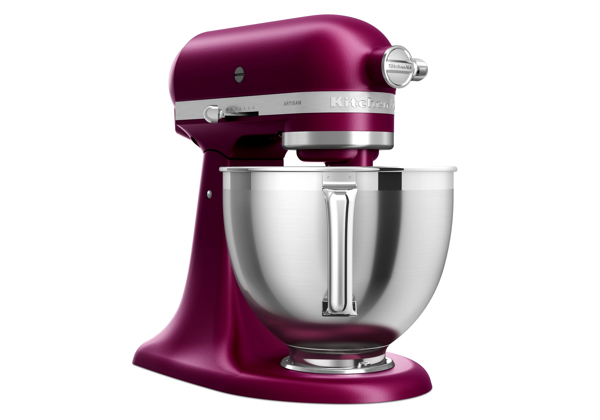 New KitchenAid 4.7L Artisan Stand Mixer 2022 Colour of the Year Beetroot KSM195