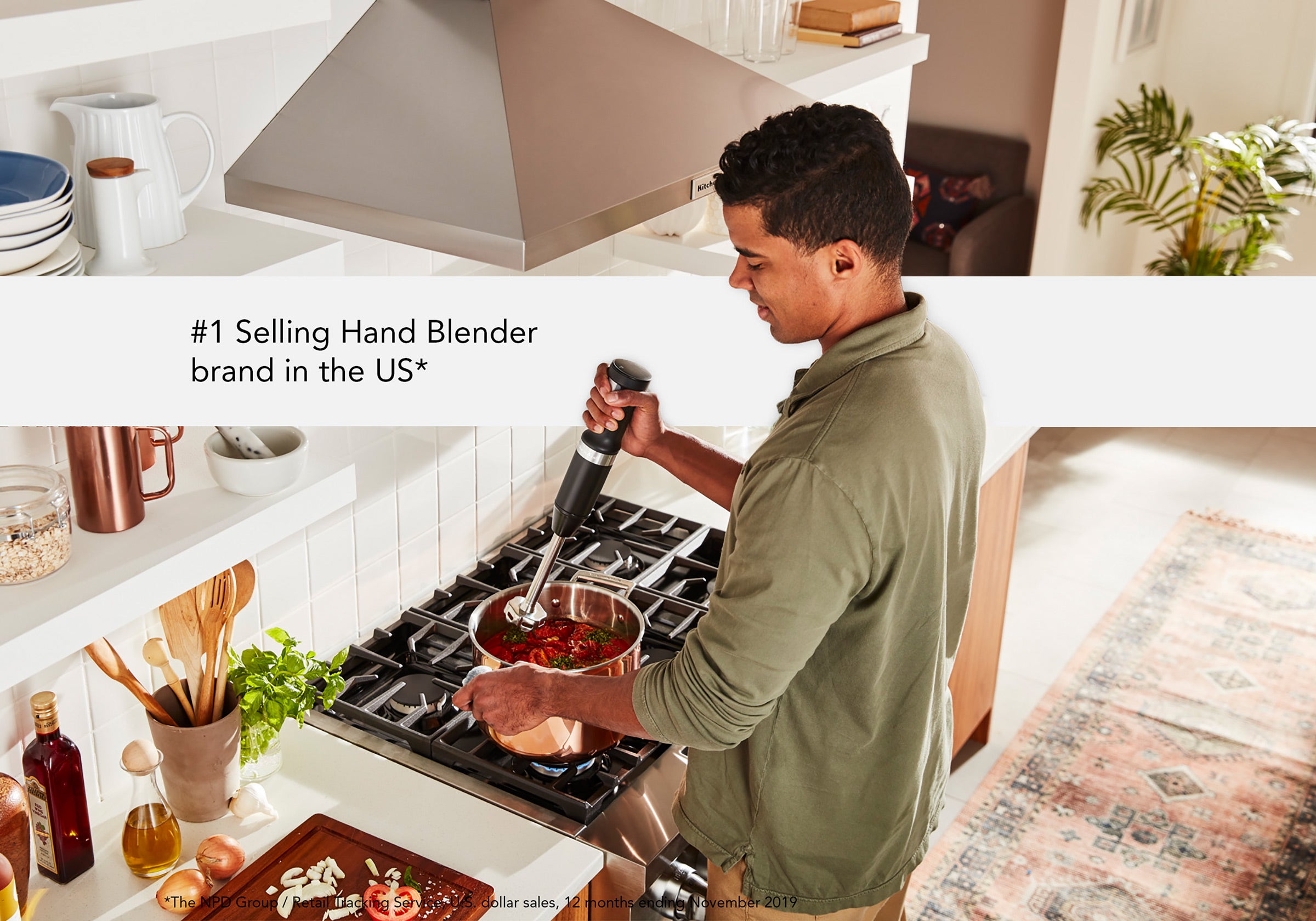 New KitchenAid Cordless Variable Speed Hand Blender KHBBV