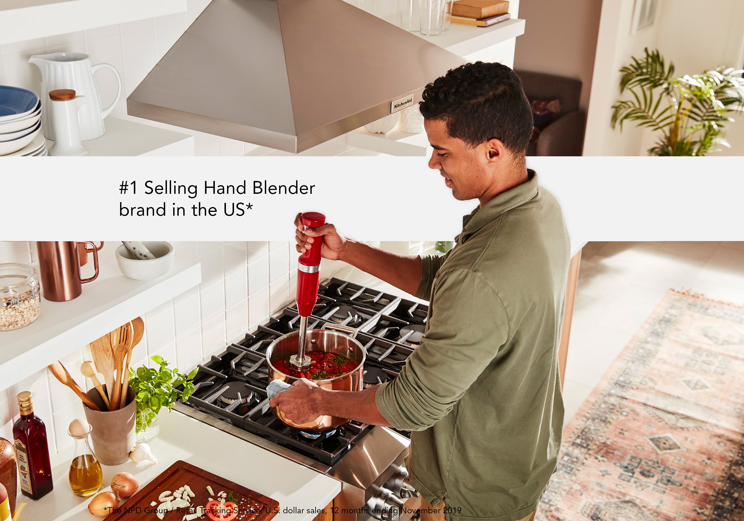 New KitchenAid Cordless Variable Speed Hand Blender KHBBV
