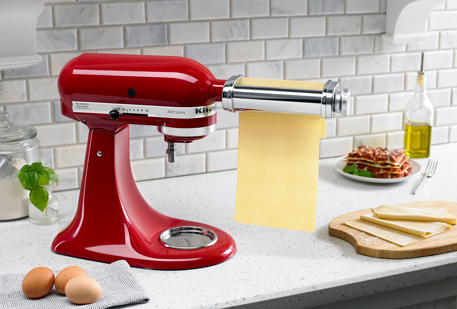 New KitchenAid Pasta Roller Attachment KSMPSA